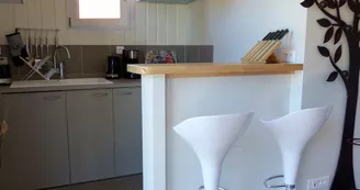 Côté cuisine Chalet à Meillard Gites de France Allier Auvergne