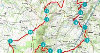 Chemin de la Queune aux Côtes Matras - PR 2