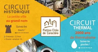 Pas à pas "Thermal" et "Historique" - Bourbon-l'Archambault