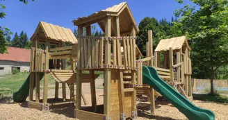 Tentes lodge au camping Domaine la Chabanne