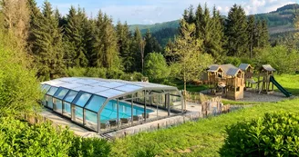 Tentes lodge au camping Domaine la Chabanne