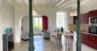 Séjour, Gîte La Cerisaie, Louchy-Montfand dans l'Allier en Auvergne