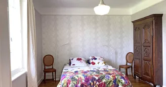 Chambre 1, Gîte La Cerisaie, Louchy-Montfand dans l'Allier en Auvergne