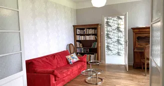 Salon, Gîte La Cerisaie, Louchy-Montfand dans l'Allier en Auvergne