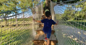 Pont suspendu - Plaisir des Cimes