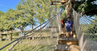 Pont suspendu - Plaisir des Cimes