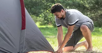 Camping à La Ferme St-Aubin