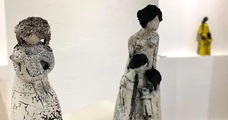 Exposition Sculptures Raku