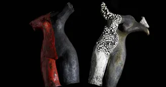 Exposition Sculptures Raku