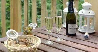 Apéritif à déguster dans votre cabane 