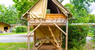 Tente bivouac Camping Les Voiles d'Anjou Yellow! Village