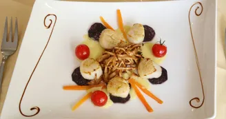 Auberge de la Rose - noix de saint jacques_13