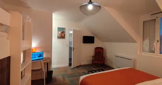 HOTEL LE CANTER - CHAMBRE FAMILLE LITS SUPERPOSES_5