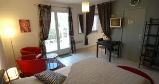 Hôtel Les Terrasses de Saumur - Studios Begonia_4