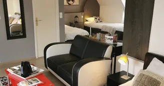 Hôtel Les Terrasses de Saumur - Chambre Quadruple_16