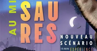 Au milieu des dinosaures d'Angeac-Charente avec le Tumulte
