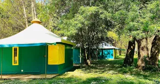 roulotte au camping du Lion