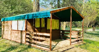 roulotte au camping du Lion