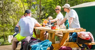 Bivouac dans les Gorges de l'Ardèche