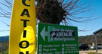 Base de Loisirs - location de canoë Adrénaline