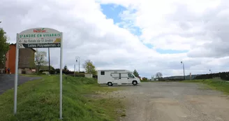 Aire de stationnement camping-cars de Saint-André-en-Vivarais