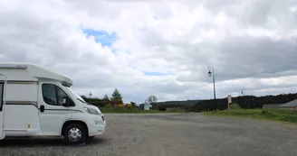 Aire de stationnement camping-cars de Saint-André-en-Vivarais