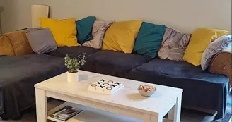 La maison des étangs Ladignac salon 2