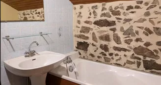 La maison des étangs Ladignac SDB