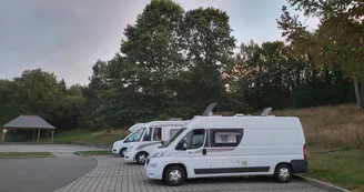 camping-car à Vaiges en Mayenne
