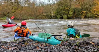 canoë kayak sur la rivière Sarthe - Domaine de Trotté