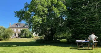 La Doucelle - Parc marre verger - se relaxer