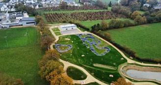 Vue aérienne du parc de loisirs