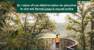 fermeture temporaire accès belvédère Canyon des Toyères (8 07 2024)