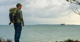 Chemin d'Oléron - vue sur le Fort Boyard
