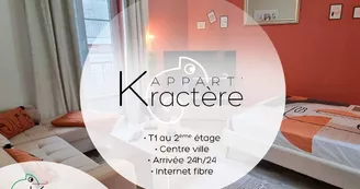 L'appart K-ractère/ T1, 4 pers.