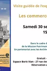 Visite commentée de l’exposition Parant "le commerce à Montluçon"